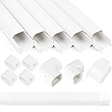 Mini Split Line Set Cover Kit 3"W 10Ft Air