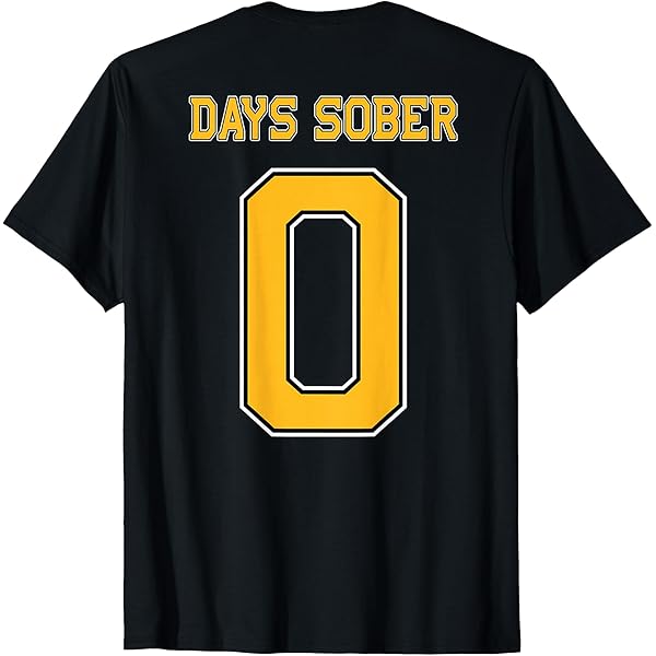 Amazon.com: 0 DAYS SOBER Jersey Hockey Football Funny Drinking
