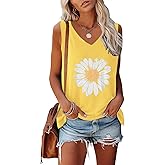 Womens Tank Tops Sleeveless Yoga Shirts Summer Tops Loose Fit Running Athletic Shirts