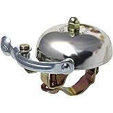 Crane Bike Bell, Suzu Bicycle Bell, Made in Japan for City Bikes, Cruisers, Road Bikes or MTB, Fits Bars diameters 22.2 to 26.0mm