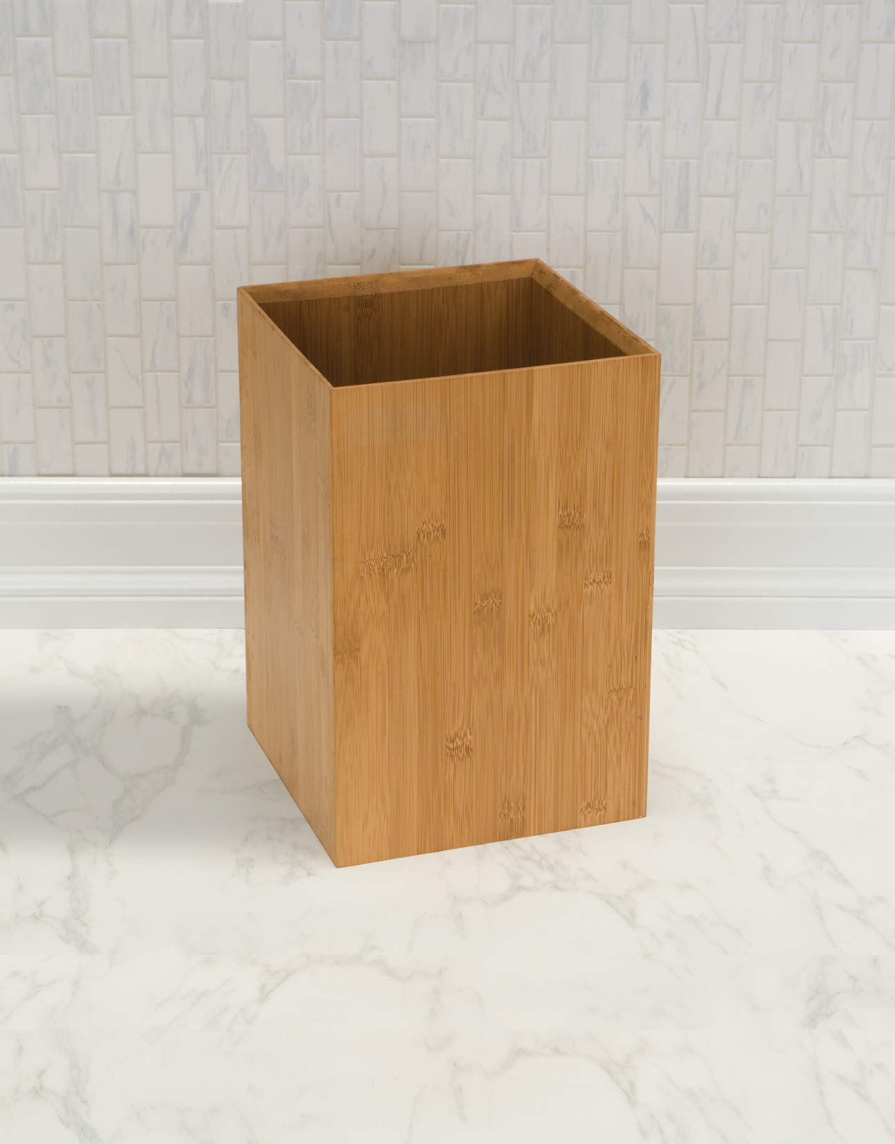 Seville Classics 5Piece Bamboo Bath and Vanity Luxury Bathroom