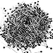 La Tartelette 800pcs Round Pearl Head Dressmaking Pins Weddings Corsage Florists Sewing Pin (3.5 cm, Black)