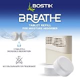Bostik Breathe Dehumidifier Refill Tablets 2 Pack Dye-Free Fragrance-Free 25m² view 3