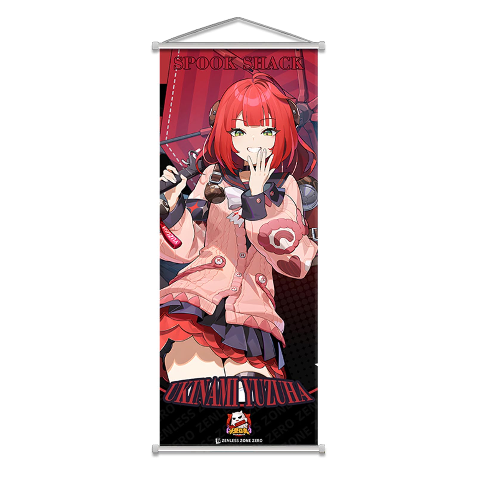 Photo 1 of Zenless Zone Zero Poster for Game lovers Hanging Wall HD Printing Artistic Scroll Canvas Character Posters for Living Room Bedroom Indoor Décor (Ukinami Yuzuha)