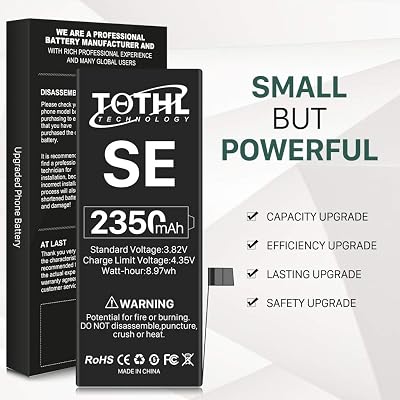 Buy 2350mah Battery For Iphone Se 21 New 0 Cycle Higher Capacity Battery Replacement For Iphone Se A1662 A1723 A1724 With Complete Professional Repair Tools Kits Online In Indonesia B07sfm5sc6