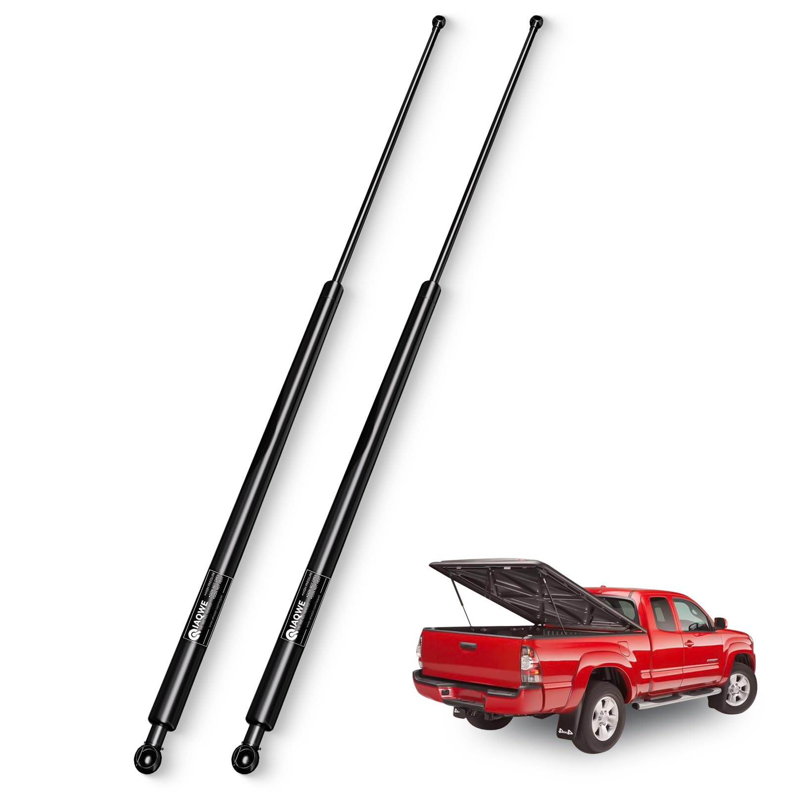 Photo 1 of  Gas Struts Shock Spring Lift Support for Tonneau Cover Heavy Duty RV Bed TV Cabinet Murphy Truck Bed Floor Hatch Storage Toolbox Lid Truck Topper Camper Window, 2Pcs