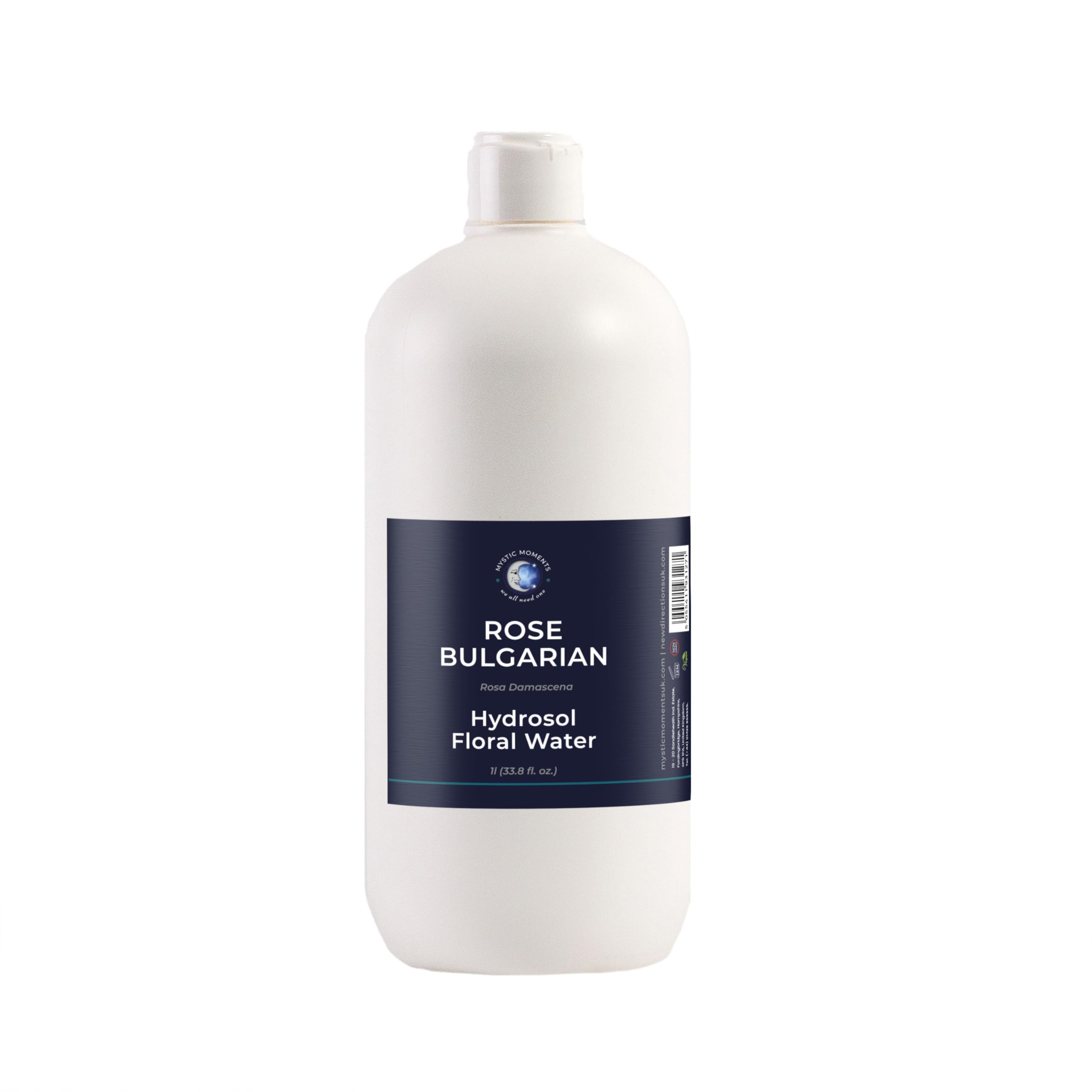 Mystic Moments | Rose Bulgarian Natural Hydrosol Floral Water 1 Litre | Perfect for Skin, Face, Body & Homemade Beauty Products Vegan GMO Free — image 1