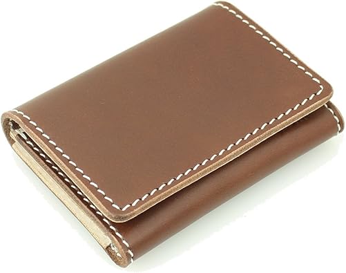 Amazon 名刺入れ メンズ バイカラー 革 レザー シンプルタイプ ダークブラウン 名刺入れ