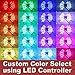 Crystal Vision Korean Genuine 5050 Bright LED Module Store Front Window Kit/Plug-in and Play / 72W Made in Korea w/Warranty (RGB 25ft x2)
