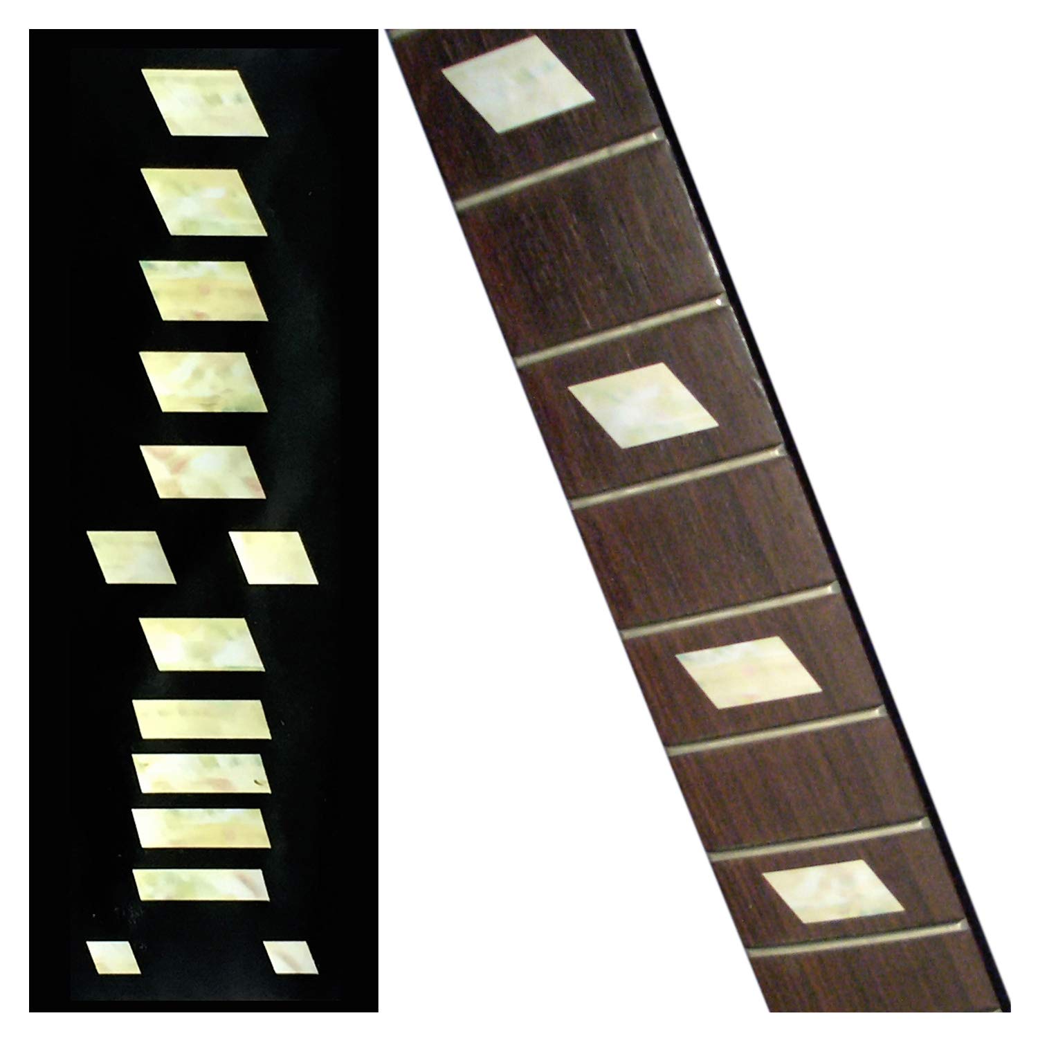 Inlaystickers Fret Markers for Guitars & Bass - Casino Trapez