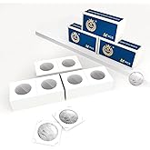 Boen 150Pcs Coin Flips 31.5mm/(1.24 Inch). Coin Flips for Half Dollar. Coin Holders for Colletors The Coin Collection Supplies The Coin Cardboard Coin Flips for Coin Collection