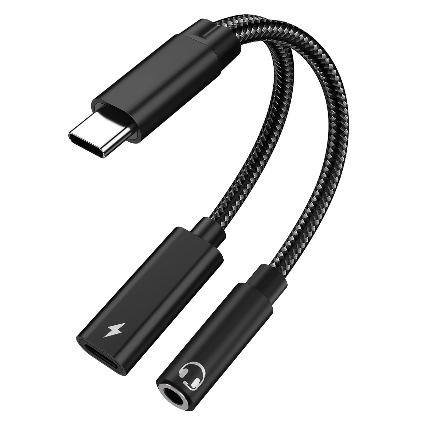 GEEKRIA USB-C to 3.5mm Jack Audio Charger