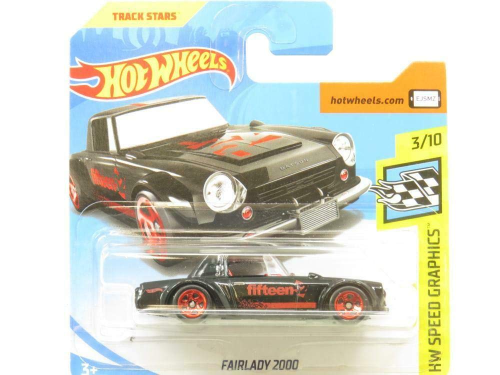 Hot Wheels 2018 Fairlady 2000 Black 3/10 Legends of Speed 344/365 (Short Card)