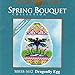 Dragonfly Egg Beaded Counted Cross Stitch Ornament Kit Mill Hill 2016 Spring Bouquet MH181612