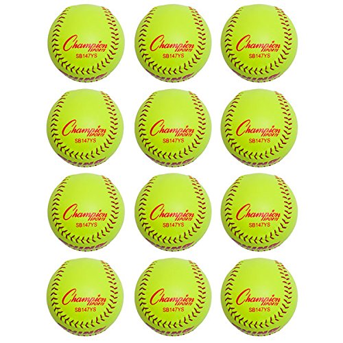 Champion Sports Leather Softball Pack