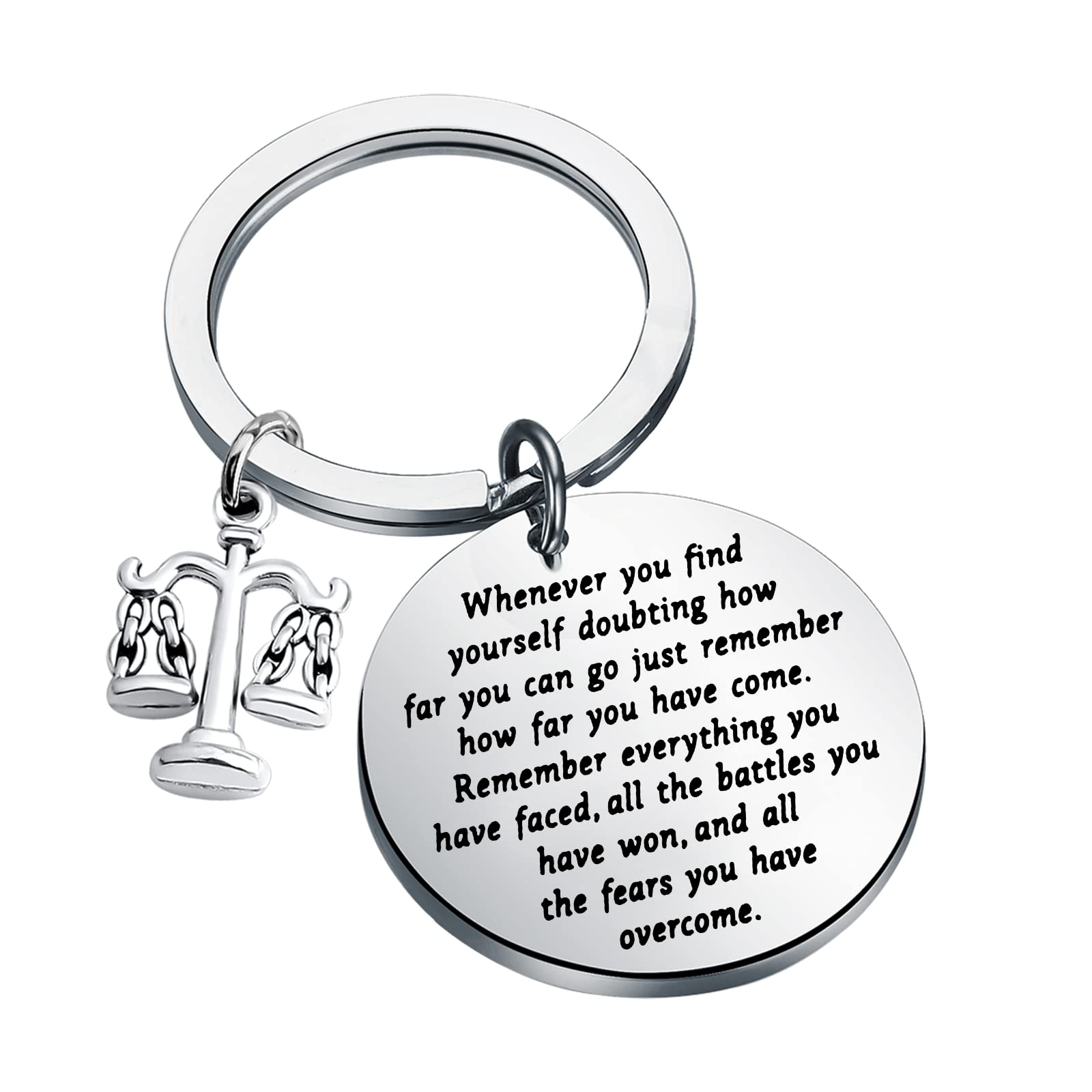 KUIYAI Lawyer Gift Lawyer Graduation Gift law School Student Gift Scales of Justice Lawyer Gifts (whenever lawyer UK), Silver