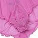 FEESHOW Men's Sheer Mesh Bikini Briefs Sissy Pouch Panties Crossdress Underwear Hot Pink X-Large (waistline 31.5-52.0