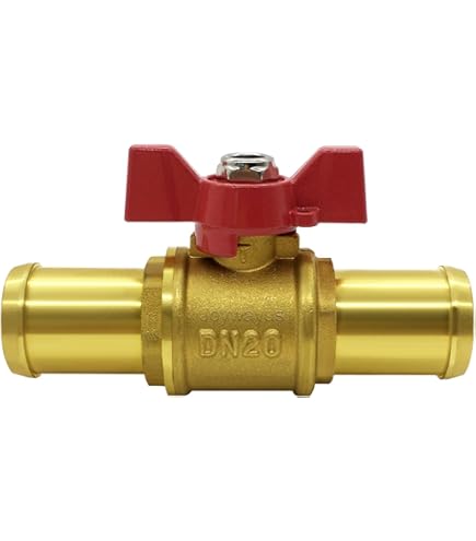 Two Little Fishies Micro Valve Barb X Barb 6-Pack - Air Flow Regulators For Aquarium Airline Tubing