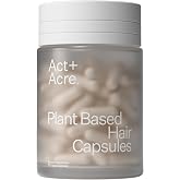 ACT+ ACRE, Thick + Full Hair Capsules, Biotin Supplement, 60ct | Bamboo, horsetail &amp; vitamin C strengthen roots &amp; add density, vegan, gluten-free, mint essenced