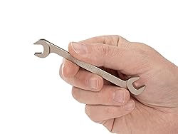 TEKTON 11/32 Inch Angle Head Open End Wrench