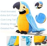 iEasey Talking Parrot Toy Mimicry Plush Educational Interactive Stuffed Bird view 5