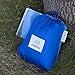 OuterEQ Portable Nylon Fabric Travel Camping Hammock Light Blue/Blue