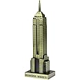 Beautyflier Vintage Bronze 7 Inch New York Statue of Empire State Building Model Statue Collectible Figurine Home Desktop Décor, Collectible Artificial World Famous Buildings Sculpture.