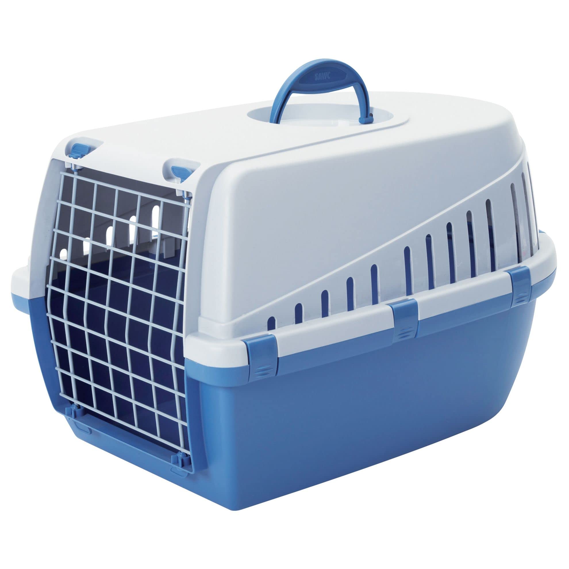 Savic Trotter 3 Pet Carrier Atlantic Blue/light Grey 60,5 X 40,5 X 39 Cm