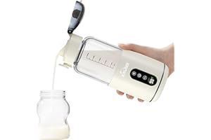 KNOIER Baby Travel Essentials Portable Bottle Warmer, 9000mAh Battery-Powered Bottle Warmer On The Go, Baby Travel Essentials for Flying, Baby Must Haves 2024.