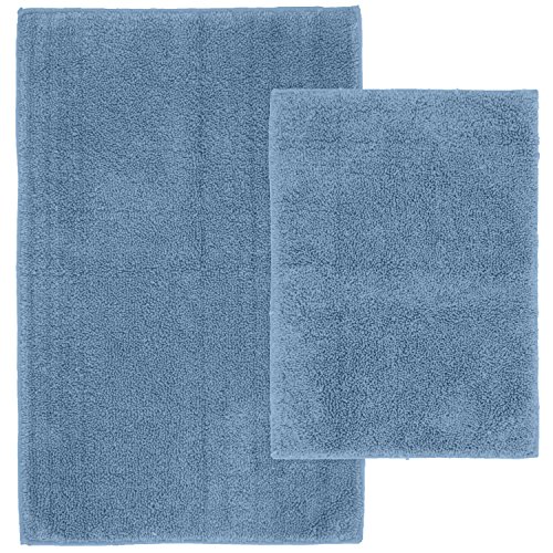 UPC 096577045896, Garland Rug 2-Piece Queen Cotton Washable Rug Set, Sky Blue