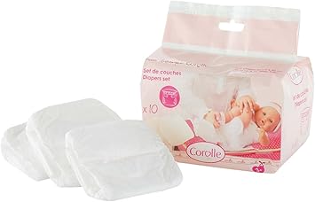 Corolle Dmn07 Paquet De Couches Pour Poupon 36 42 Cm Amazon Fr Jeux Et Jouets