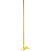 True Temper KGRM Kids 7.5 in. Steel Head Garden Rake with 42 in. Hardwood Handle
