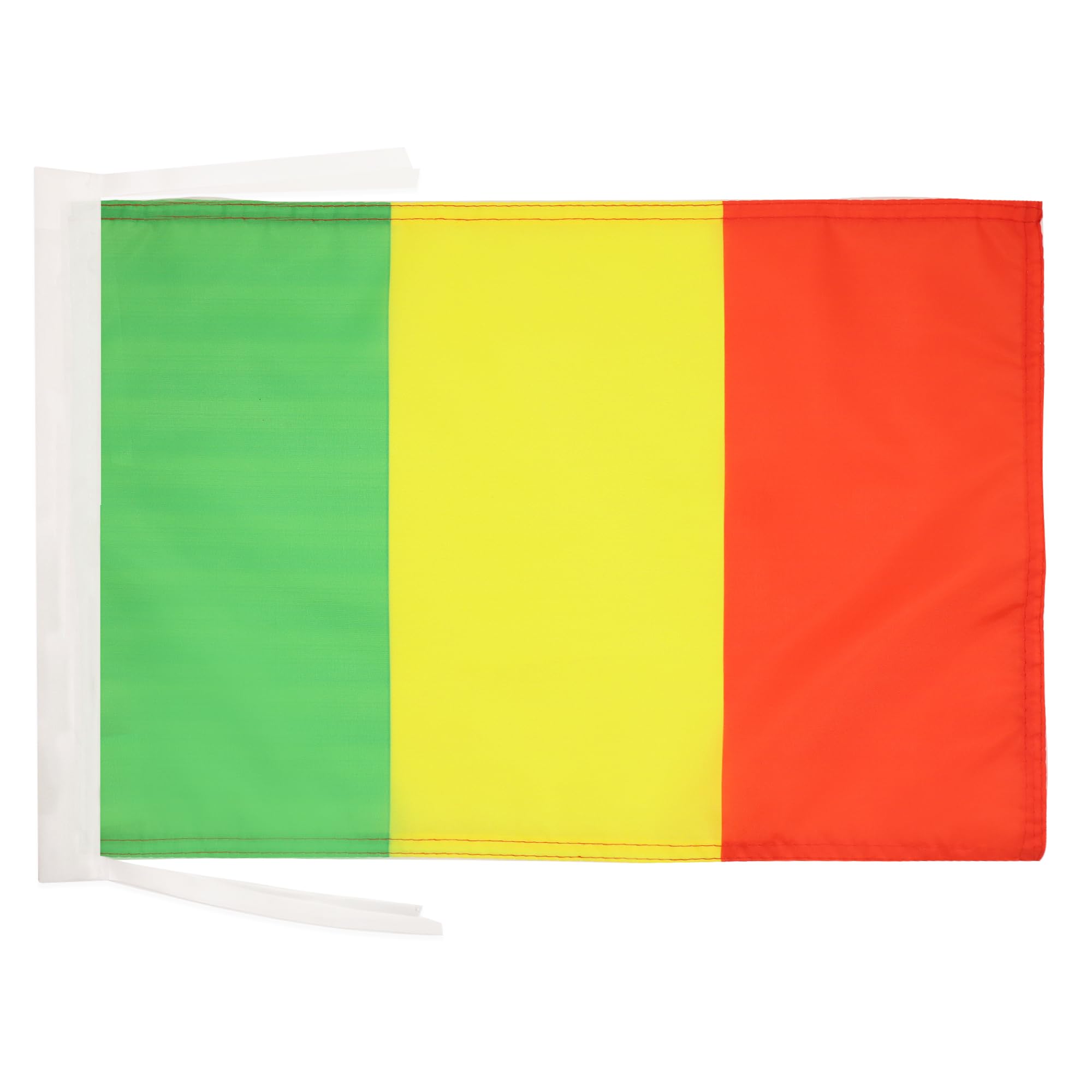 AZ FLAG - Mali Flag - 18'' x 12'' - 100% Polyester Malian Small Banner with Two Cords - Fade Resistant - Vivid Colors - 18x12 in - 45x30 Cm โ image 1