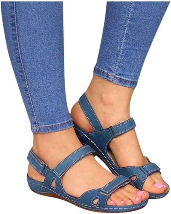 Amazon.com: Sandals for Women Flat,Premium Orthopedic Open Toe Sandals Comfy Sandals Casual 