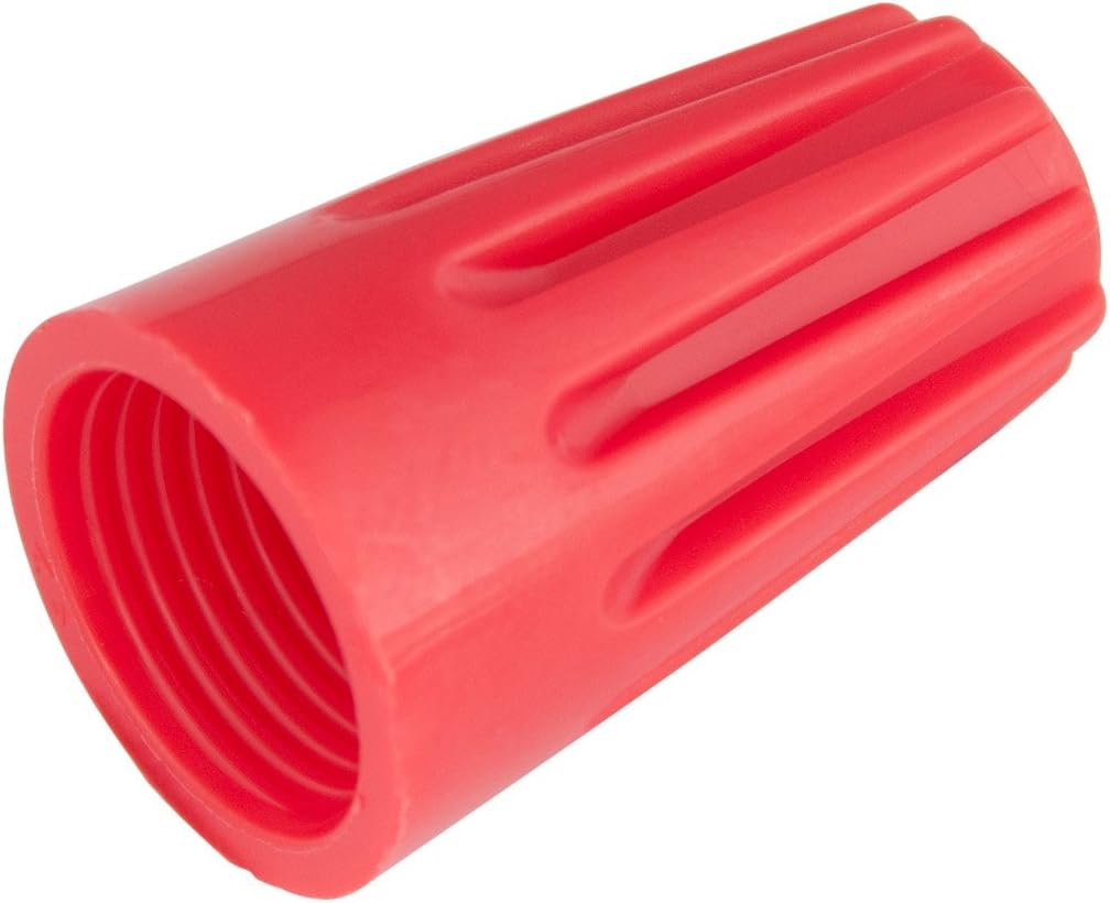 Gardner Bender 25-006 WireGard High Performance Twist, Red #18-#10 AWG (5 mm²) 25/Bag Wire Connector, 25 Pack