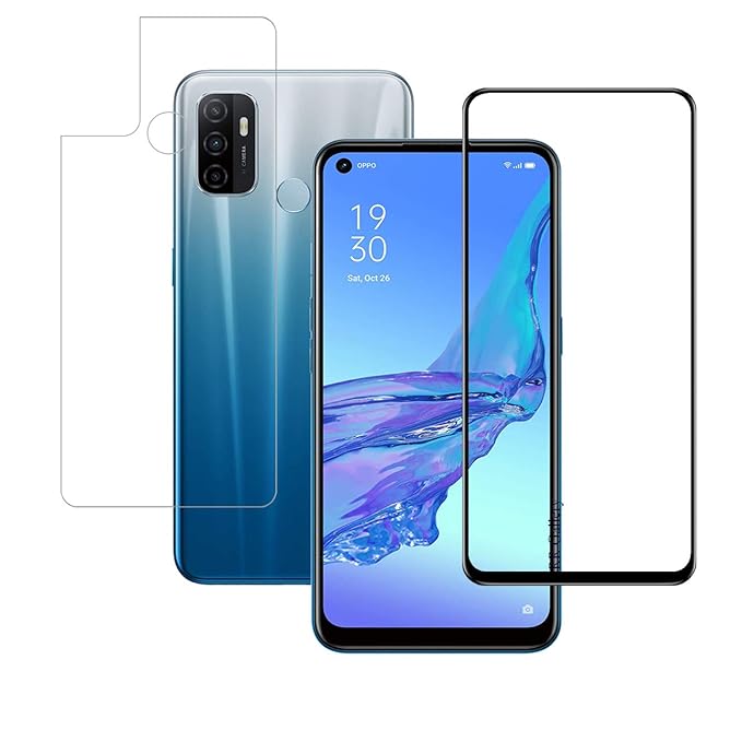RR Gallery (Oppo A53 Front and Back 11d Tempered Glass) Full Glue