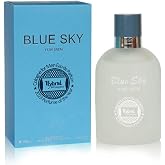 Hybrid &amp; Company Men Blue Sky Eau de Toilette Spray 100 ML | Men's fragrance spray with a clean masculine scent, ideal for daily wear, work, evenings, travel, and gifting