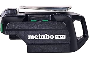 Metabo HPT 18V Battery Charger with (2) USB-C Adapters, Charges Metabo HPT 18V & 36V Slide Style Batteries, Charge up to 2 De