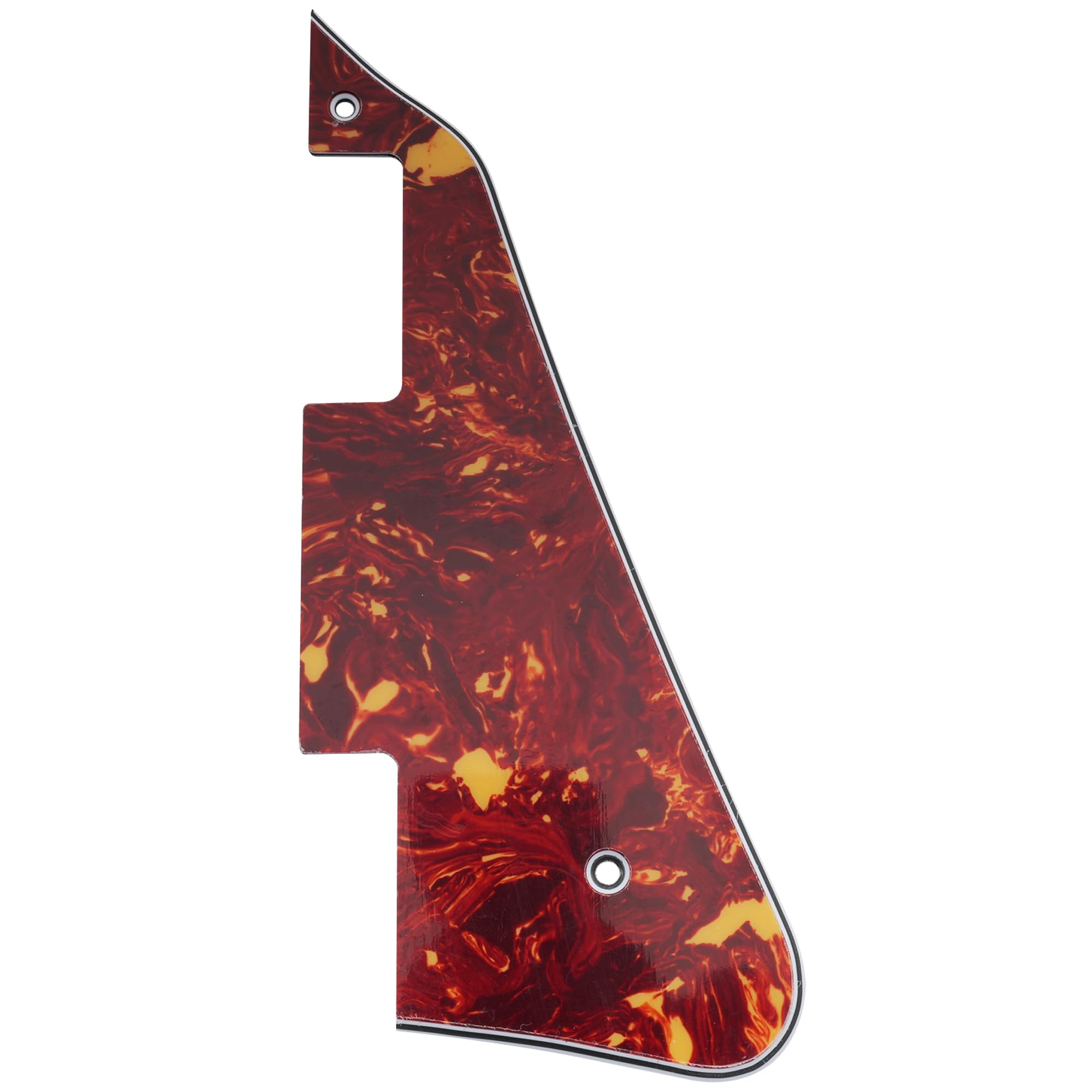 Musiclily LP Guitar Pickguard Scratch Plate for USA Les Paul Modern Style Electric Guitar,4Ply Vintage Tortoise