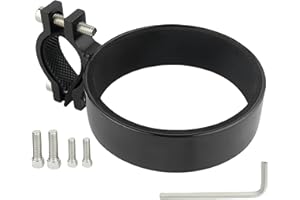 UIVXXUD Premium Aluminium Bike Handlebar Cup Holder - Secure, Stylish, and Versatile, Baby Strollers Available (C Cup Holder-Black)