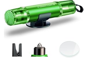 COFSODI Safe Hammer Car Window Breaker Tool. Seat Belt Cutter and Glass Breaker. Car Necessities SafetyHammer Glass Breaker. Window Punch Tool in Car Emergency Kit. Compact Car Escape Tool