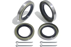 iBroPrat 4pack ID 1.719" x OD 2.565" Trailer Axle Hub Wheel Grease Seal with Pin for 3500lb Spindles #84 RV Axle Dexter Replace 171255TB 10-19