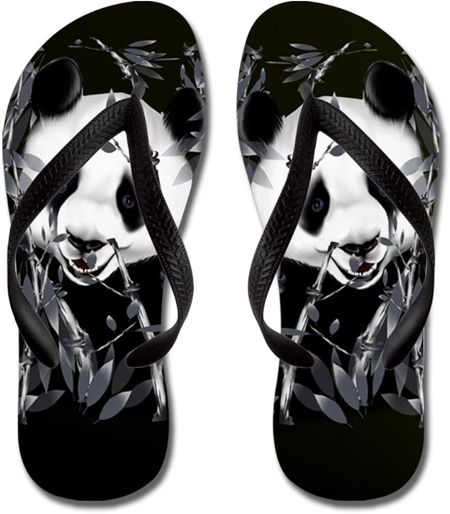 panda flip flops