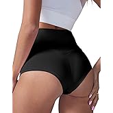 BZB Women's High Waist Yoga Shorts Gym Workout Booty Dance Hot Pants Athletic Butt Lifting Sports Leggings