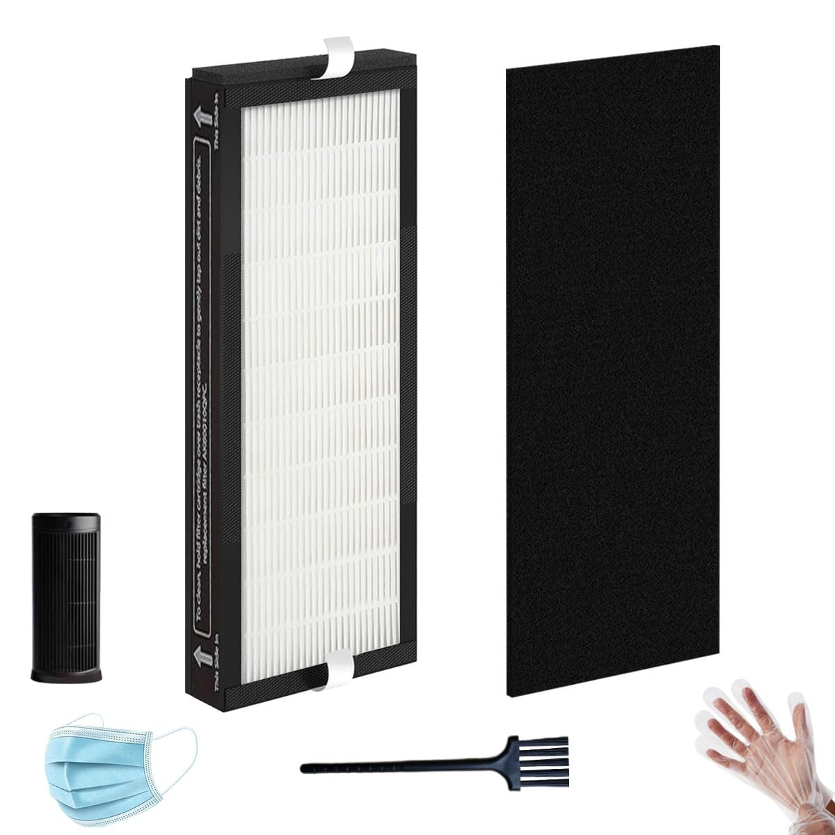 Photo 1 of 1-Pack AH60010 Replacement True HEPA Air Filter - Compatible with Hoover WH10100/WH10200 & Oreck AK60010QPC Air Purifiers (Not for AH60015)