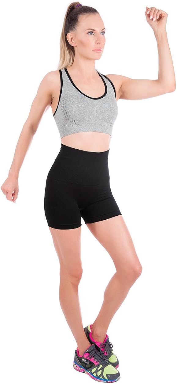 Homma Women's Tummy Control Fitness Workout Running Bike Shorts Yoga Shorts : Clothing