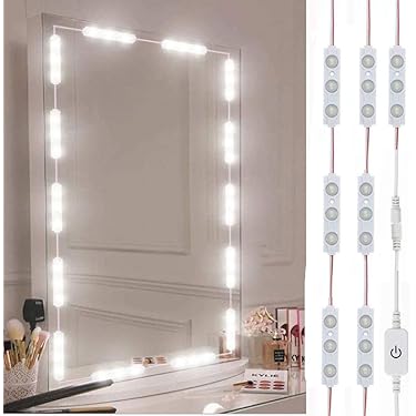 slim fit dress slacks Modern Makeup Vanity Set with Light Dressing Table with Jewelry Storage Cabinet, Brown / 66.93in(L)*17.72in(W)*29.53in(H) main image 1