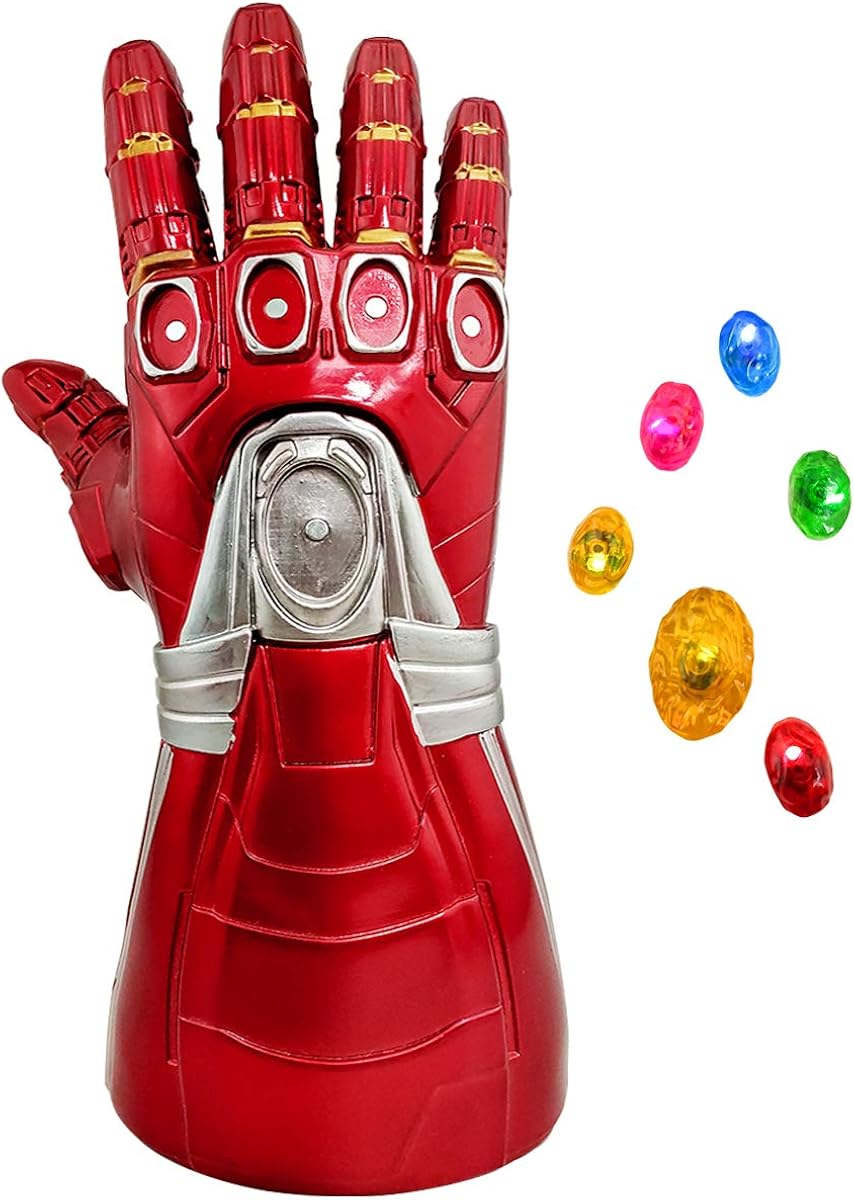 Iron Man Infinity Gauntlet Glove Infinity Stone LED Light Iron Man Infinity Gauntlet Glove Infinity Stone LED Light