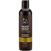 Hemp Seed Hair Care Shampoo - 8 oz - Moisturizes Hair, Cleans & Soothes Scalp - Sulfate-Free Formula with Hemp Seed Oil & Coconut Oil - Vegan, Cruelty Free