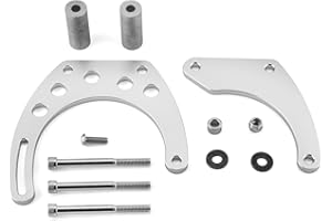 WeiSen Big Block Alternator Bracket Compatible with Chevy Short Water Pump Pulley BBC 396 427 454 EWP SWP